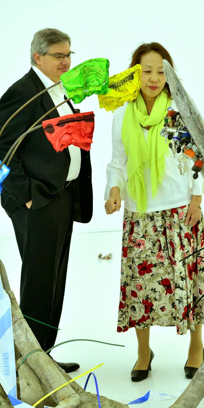 Paul and His Wife in an Art Museum